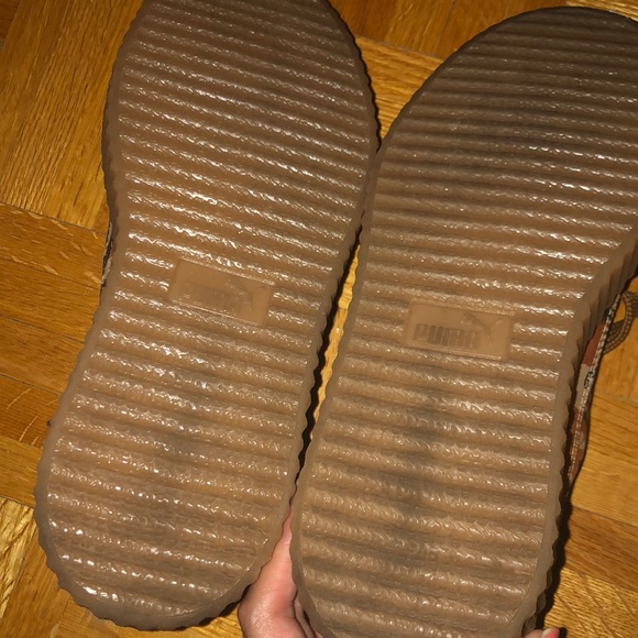 Puma Fenty orange camo sneakers in size women’s 7 - Picture 6 of 6